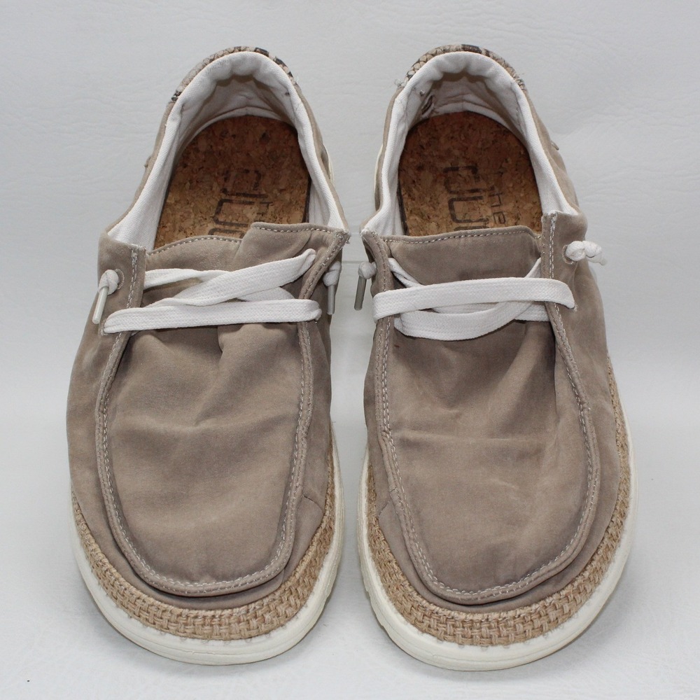 Hey Dude Wendy Python‎ Brown Slip On Loafers Womens 9 Snakeskin 121411530